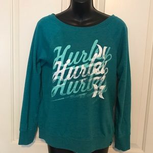 Hurley long sleeve sweater shirt
